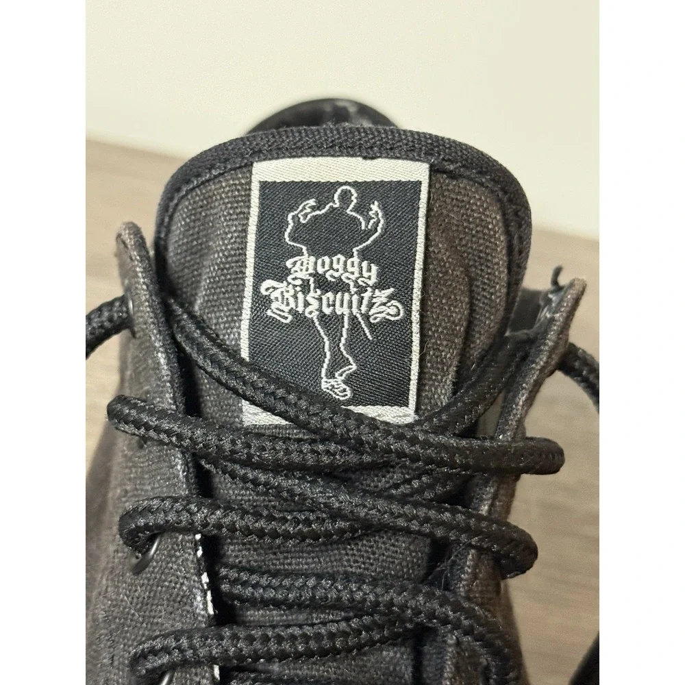 Vintage Snoop Dogg Snoopadoopa Men's 10 Black Bandana Sneakers Doggy Biscuitz